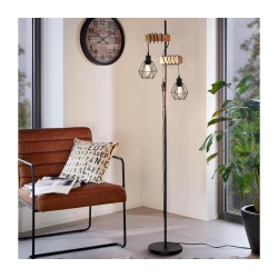 Eglo 44081 - Podna lampa TOWNSHEND 2xE27/60W/230V