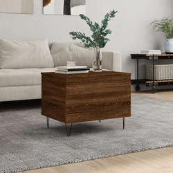 Stolić za kavu Smeđi hrasta 60 x 44,5 x 45 cm konstruirano drvo