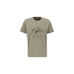 ALPHA INDUSTRIES Majica Camo PP T  pesek / rjava / kaki / oliva