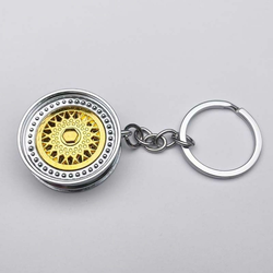 888 CAR ACCESSORIES Privezak bbs felna zlatna