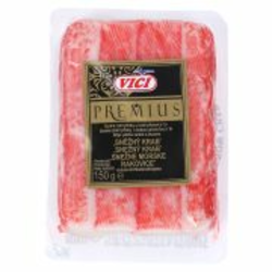 RIBJE PALČKE SURIMI Z OKUSOM SNEŽNE MORSKE RAKOVICE, VICI, 150 G