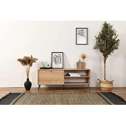 Hanah Home TV Komoda Calvin, 55x140x41 cm, Hrast