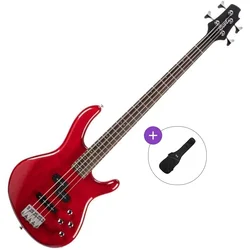 Cort Action Bass Plus Basic SET Trans Red Električna bas kitara
