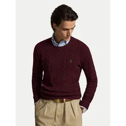 Polo Ralph Lauren Pulover 710876762011 Bordo rdeča Regular Fit