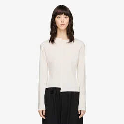 Majice Y-3 Fitted Long Sleeve Tee Chalk White S