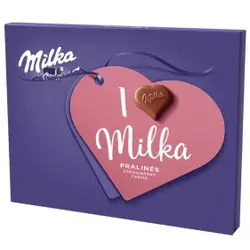 MILKA PRALINE ILM STRAWBERRY&MILK CREAM 110GR (10) MONDELEZ NEL