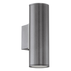 Eglo Riga  spoljna zidna lampa/2, led, gu10, 2x3w, čelik/antracit
