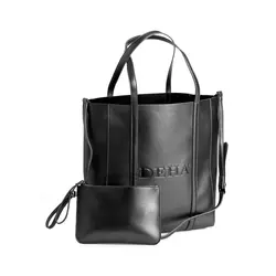 Deha METAL SHOPPING BAG, torba na rame, crna D33194