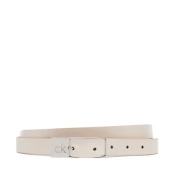 Ženski pas Calvin Klein Ck Cut Square Buckle 2.0 K60K613155 Bela