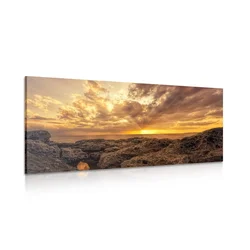 Slika skale v morju - 80x40