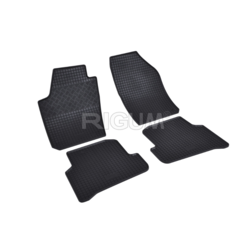 Rigum Tipske gumene patosnice za Seat Ibiza 2008, Crne