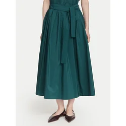 Weekend Max Mara Midi krilo Alpaca 2625106041 Temno zelena Regular Fit