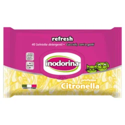 Inodorina Vlažne maramice Refresh Citronela, 40 kom