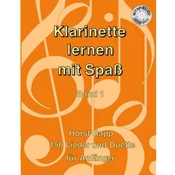 RAPP H:KLARINETTE LERNEN MIT SPAS VOL. 1+CD