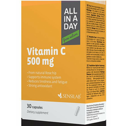 SENSILAB prehransko dopolnilo All in a Day-Vitamin C (500mg), 30 kapsul