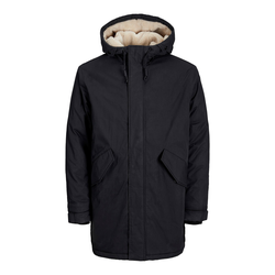 JACK & JONES Muška jakna sa kapuljačom Jprbluasher Fishtail Parka crna