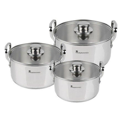 Masterpro Set posod BGMP-2145 SMART 6 ks steel