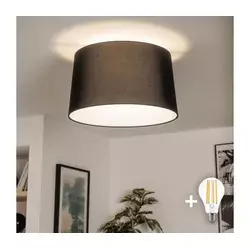 Brilagi - LED plafonski luster CERIA 1xE27/40W/230V prečnik 45 cm crna