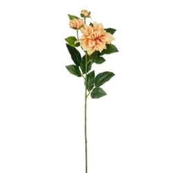 Veštačko cveće dalija boja lososa 62cm edelman