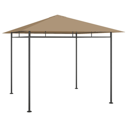 vidaXL Paviljon 3x3x2,7 m taupe 180 g/m2