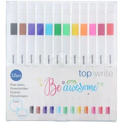 Garn. flomastera 12/1 sort Topwrite kids