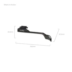 SmallRig Thumb Grip for Panasonic LUMIX L10 (Black) 5702