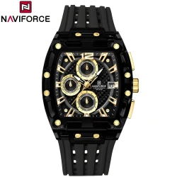 Sat NAVIFORCE SI-38622 - Crna / Zlatna KP38622