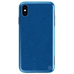 Maska Nillkin Machinery za iPhone Xs Max, Plava