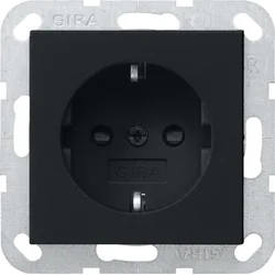 Gira Gira SCHUKO vtičnica črna 0453005, (21225424)