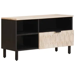 TV ormar Finš bijelog pranja 80 x 33 x 46 cm Čvrsto drvo manga