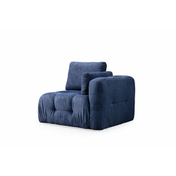 ATELIER DEL SOFA Amaris 1R Navy Blue 1-Seat Sofa