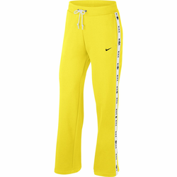 Nike W NSW PANT LOGO TAPE POPPER, ženske hlače, rumena