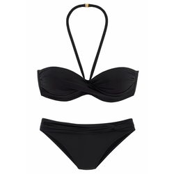 LASCANA Bikini, črna