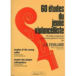 FEUILLARD:60 ETUFES DU JEUNE VIOLONCELLISTE