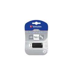 VERBATIM PinStripe USB Flash memorija 16GB 2.0, Crna