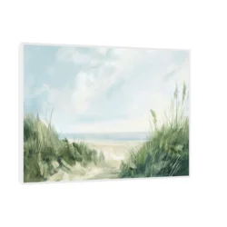 Canvas Slika na platnu Plaža, Sa ramom, 120 x 90 cm, Beli