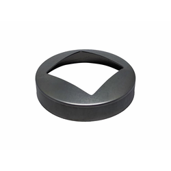 Rozeta za četvrtastu cev, Čelična, 30x30, O62x21 mm