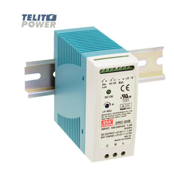 MeanWell 60W napajanje za sigurnosne sisteme DRC-60B (UPS funkcija) ( 2368 )