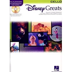 DISNEY GREAtest FOR CELLO PLAY ALONG +AUDIO ACC.