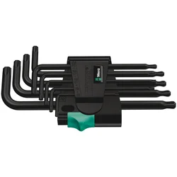 WERA Set imbus ključeva 967/9 TX 1 BlackLaser 9/1 05024242001 crni