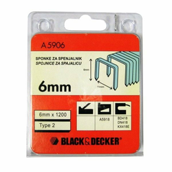 SPONKE BLACK&DECKER 6 mm/1200, A5906