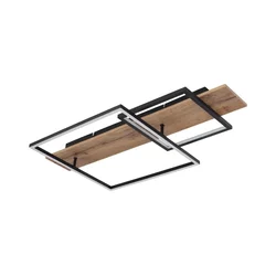Globo 67289D1 - LED stropna svetiljka VANNI LED/24W/230V braon/crna