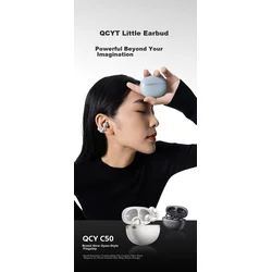 QCY Bluetooth slušalice C50, Bele