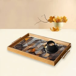 Aberto Design Poslužavnik TPEA9898 50 x 29 x 3.5 cm, Šareni