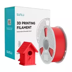 SUNLU Rdeč ASA Filament za zunanjo uporabo