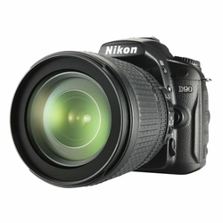 NIKON D-SLR fotoaparat D90 Kit AF-S DX 18-105mm VR črn