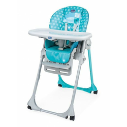 Chicco Hranilica za bebe Polly Easy, Bijelo-plava