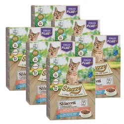 Stuzzy Cat Shreds MULTIPACK Sterilized cod and salmon 6x(12x85 g)