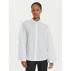 TWINSET Srajca 241TP2140 Bela Loose Fit