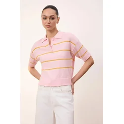 Trendyol Milla Ženska majica TWOSS26BZ00127, Roze
